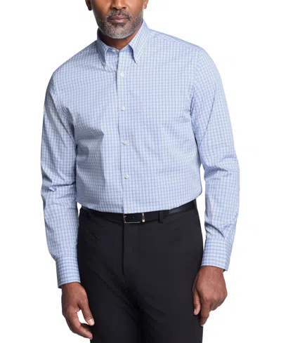 Tommy Hilfiger Men's Regular Fit Dress Shirt In Blue Multi