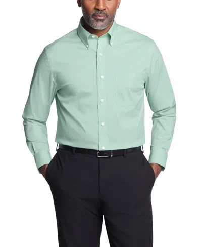 Tommy Hilfiger Men's Regular Fit Dress Shirt In Mint