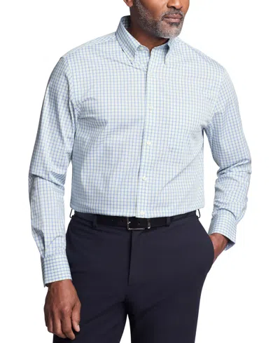 Tommy Hilfiger Men's Regular Fit Dress Shirt In Mint Multi