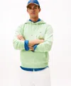 Tommy Hilfiger Men's Regular-fit Essential Terry Hoodie In Green