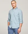 Tommy Hilfiger Regular Fit Gingham Poplin Shirt In Nouveau Green,multi