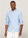 TOMMY HILFIGER MEN'S REGULAR FIT GINGHAM POPLIN SHIRT