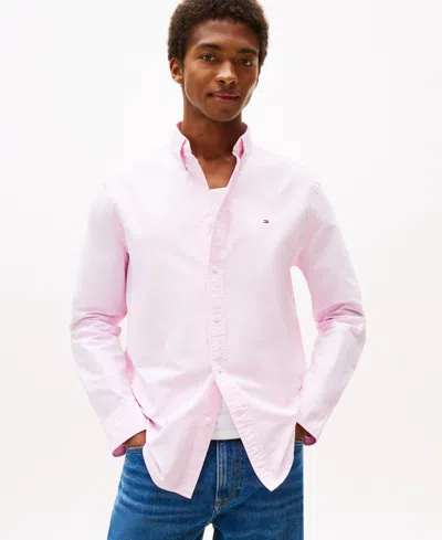 Tommy Hilfiger Men's Regular-fit Heritage Oxford Shirt In Pink