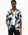 Tommy Hilfiger Regular Fit Banana Leaf Print Camp Shirt In Blue