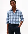 Tommy Hilfiger Regular Fit Check Soft Touch Shirt In Blue