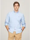 Tommy Hilfiger Stretch Regular Fit Poplin Shirt In Blue