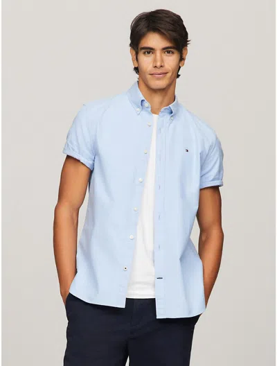 TOMMY HILFIGER MEN'S REGULAR FIT STRETCH OXFORD SHIRT