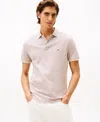 Tommy Hilfiger Men's Regular-fit Tipped Linen Polo Shirt In Neutral