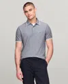 Tommy Hilfiger Men's Regular-fit Tipped Linen Polo Shirt In Desert Sky
