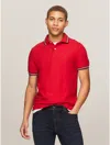 Tommy Hilfiger Regular Fit Tommy Tipped Polo In Red