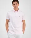 Tommy Hilfiger Men's Regular-fit Ultra Soft Liquid Cotton Polo Shirts In Pink
