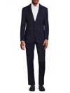 Tommy Hilfiger Men's Regular Fit Wool Blend Suit In Blue