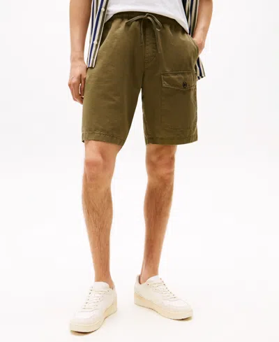 Tommy Hilfiger Men's Relaxed-fit 9-1/2" Twill Cargo Shorts