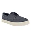 Tommy Hilfiger Men's Relenn Three Eye Boat Sneakers In Dark Blue Chambray