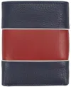 TOMMY HILFIGER MEN'S RFID TRIFOLD WALLET WITH SECRET ZIP COMPARTMENT