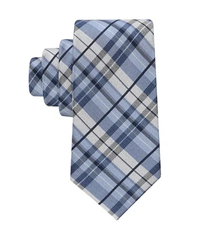 Tommy Hilfiger Men's Rhode Seasonal Plaid Tie In Blue