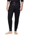 Tommy Hilfiger Men's Ribbed Jogger Pajama Pants In Navy