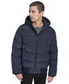 Tommy Hilfiger Men's Ribstop Snorkle Hooded Jacket In Black