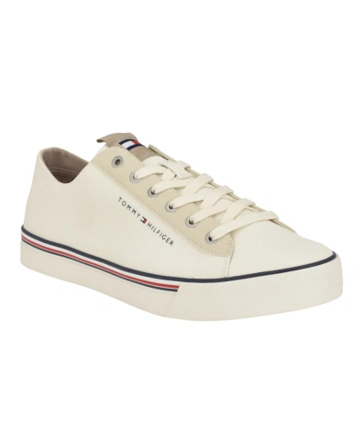 Tommy Hilfiger Men's Ritch Lace-up Fashion Sneakers In Cream,beige Multi