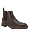 Tommy Hilfiger Men's Roklan Casual Chelsea Boots In Brown