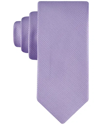 Tommy Hilfiger Men's Rope Solid Tie In Purple