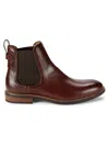 Tommy Hilfiger Men's Round Toe Chelsea Boots In Medium Brown