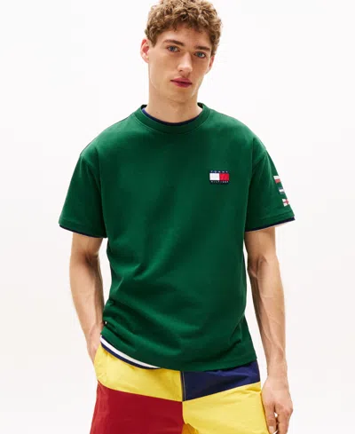 Tommy Hilfiger Men's Short Sleeve Crewneck Sailing T-shirt In Green