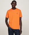 Tommy Hilfiger Men's Short Sleeve Crewneck Stacked Logo T-shirt In Bonfire Or