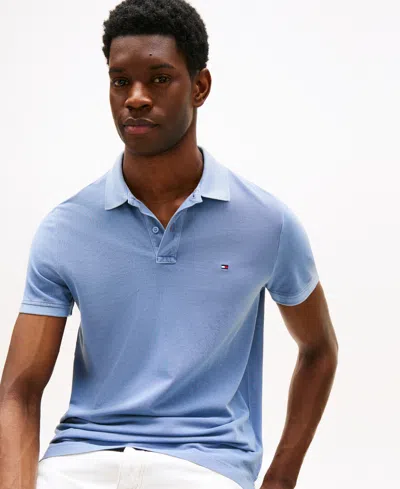 Tommy Hilfiger Men's Short Sleeve Garment-dyed Polo Shirt