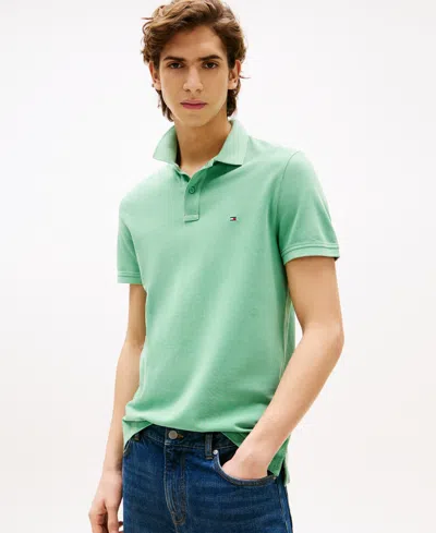 Tommy Hilfiger Men's Short Sleeve Garment-dyed Polo Shirt