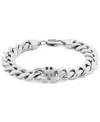 Tommy Hilfiger Men's Silver-tone Stainless Steel Chain Bracelet