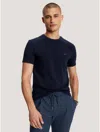 Tommy Hilfiger T-shirt With Round Neck And Short Sleeves In Blue