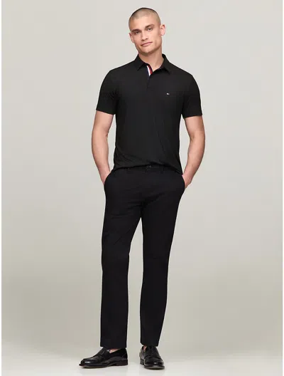Tommy Hilfiger Men's Slim Fit Thflex Tommy Chino In Black