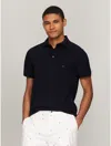 Tommy Hilfiger Regular Fit Performance Pique Polo In Blue