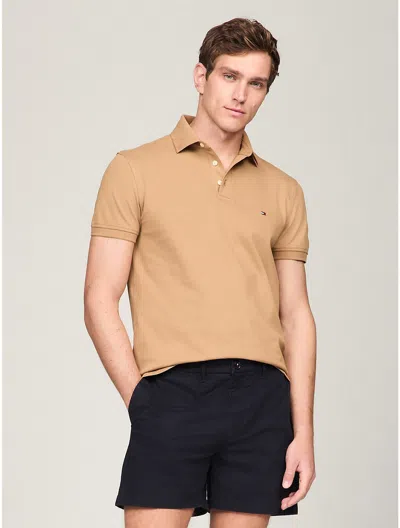 Tommy Hilfiger Men's Slim Fit Tommy Polo In Brown