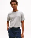 Tommy Hilfiger Men's Small Crest Outline T-shirt In Gray