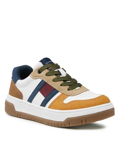 Tommy Hilfiger Men's Sneakers  33118 White/myel/blue In Multi