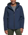 Tommy Hilfiger Men's Softshell Hooded Jacket In Blue