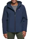 Tommy Hilfiger Men's Softshell Hooded Jacket In Blue