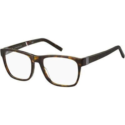 Tommy Hilfiger Men' Spectacle Frame   55 Mm Gbby2 In Brown