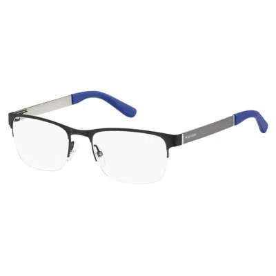 Tommy Hilfiger Men' Spectacle Frame  Th-1324-aab  52 Mm Gbby2 In Black