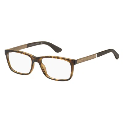 Tommy Hilfiger Men' Spectacle Frame  Th-1478-n9p  55 Mm Gbby2 In Brown