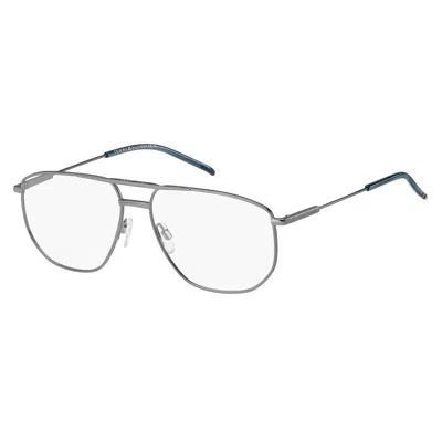 Tommy Hilfiger Men' Spectacle Frame  Th-1725-r81  58 Mm Gbby2 In Gray