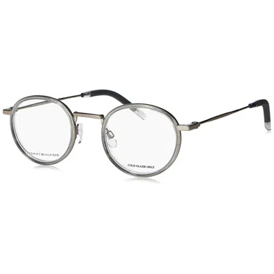 Tommy Hilfiger Men' Spectacle Frame  Th-1815-kb7 Grey  49 Mm Gbby2 In Metallic