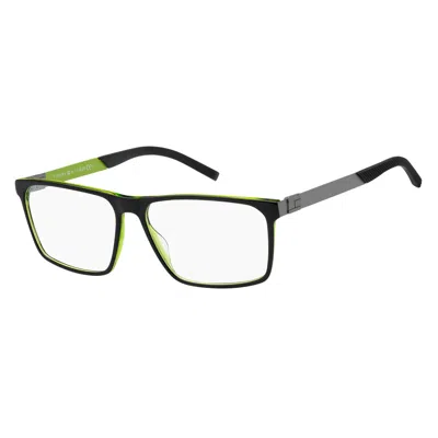 Tommy Hilfiger Men' Spectacle Frame  Th-1828-7zj  58 Mm Gbby2 In Green