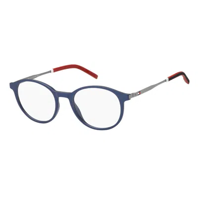 Tommy Hilfiger Men' Spectacle Frame  Th-1832-fll  51 Mm Gbby2 In Blue