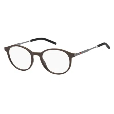 Tommy Hilfiger Men' Spectacle Frame  Th-1832-yz4 Brown  49 Mm Gbby2 In Black