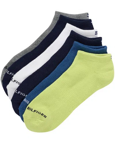 Tommy Hilfiger Men's Sports Liner Socks, 6-pack In Multi