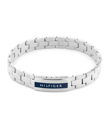 Tommy Hilfiger Men's Stainless Steel Link Bracelet In Silver