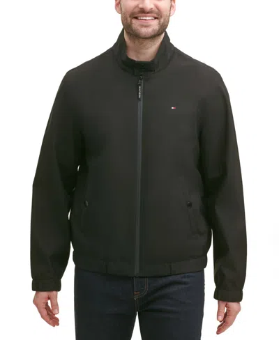 Tommy Hilfiger Men's Stand-collar Jacket In Black